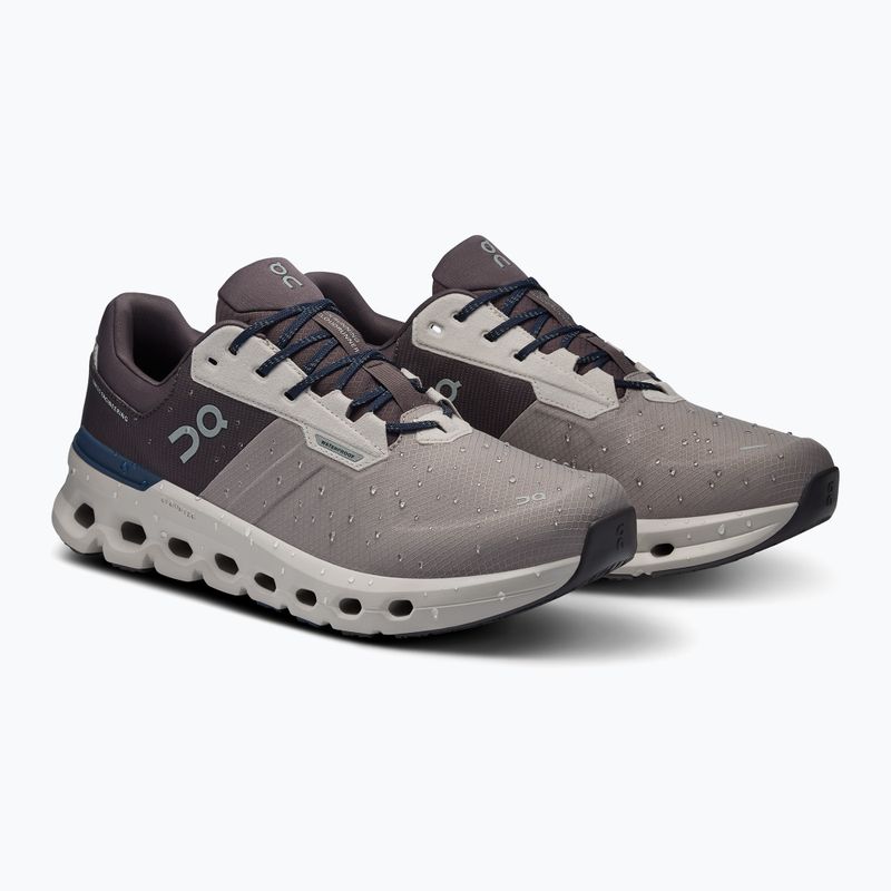 Кросівки для бігу чоловічі On Cloudrunner 2 Waterproof zinc/midnight 8