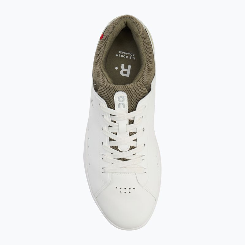 Кросівки чоловічі On The Roger Advantage white/olive 5