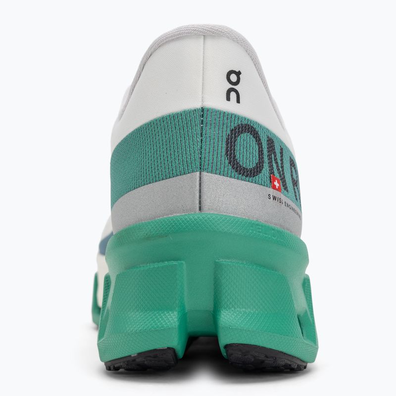 Кросівки для бігу чоловічі On Cloudmonster Hyper white/mint 6