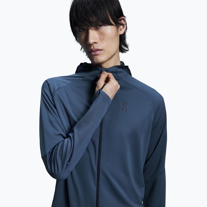 Кофта для бігу чоловіча On Climate Zip Hoodie blue 4