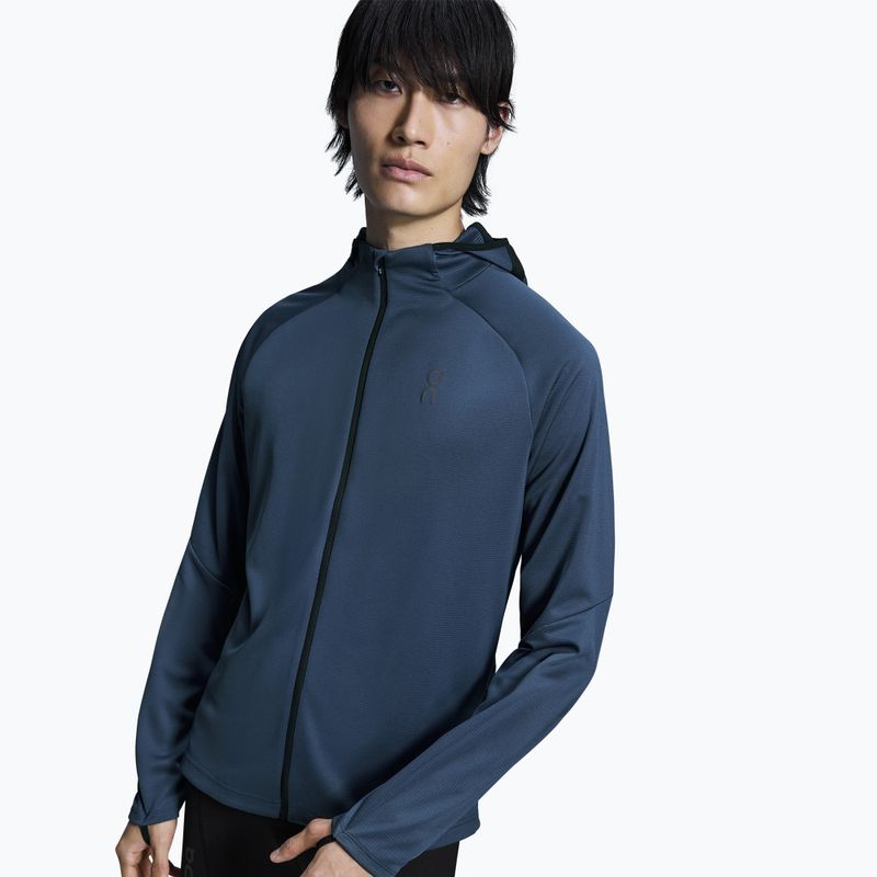 Кофта для бігу чоловіча On Climate Zip Hoodie blue 5