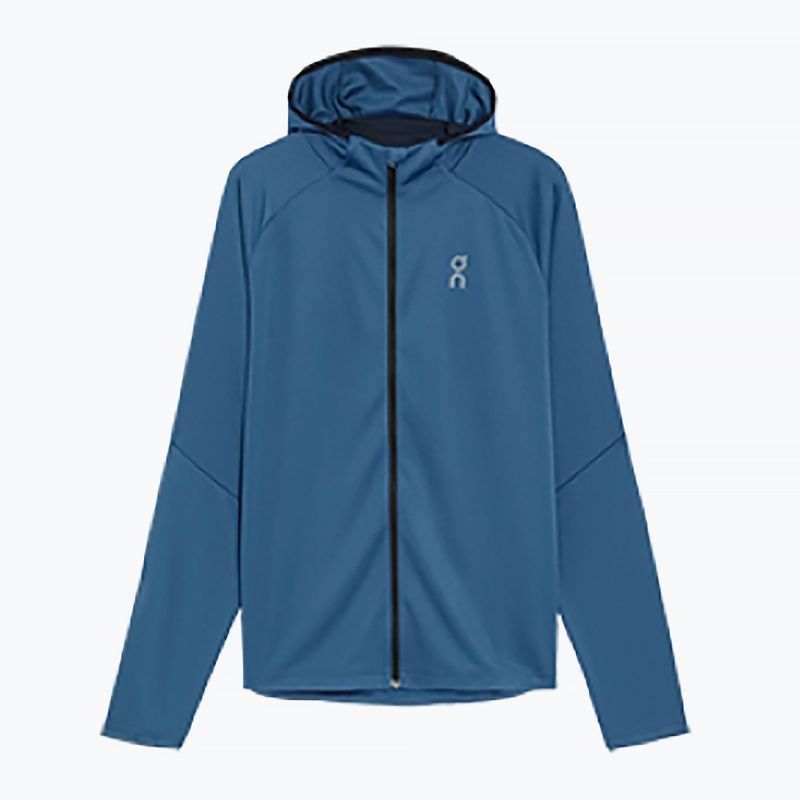 Кофта для бігу чоловіча On Running Climate Zip Hoodie blue 8