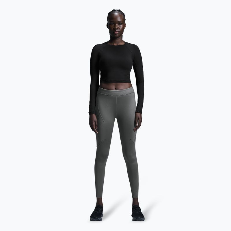 Top для бігу жіночий On Running Movement Long-T Crop black 2