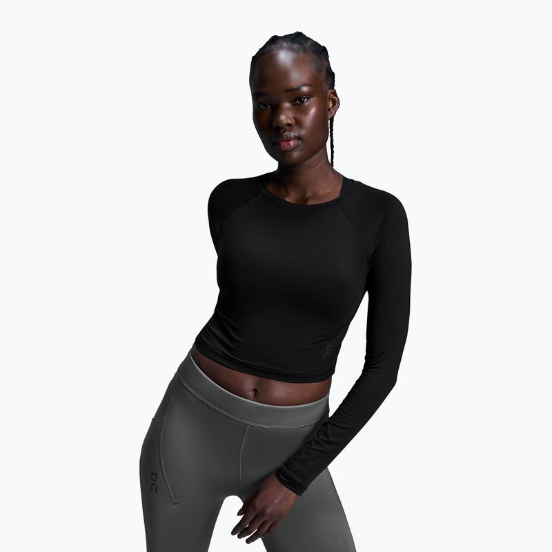 Top для бігу жіночий On Running Movement Long-T Crop black 4