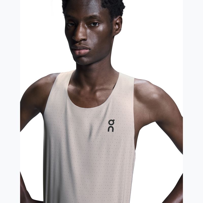Топ для бігу чоловічий On Race Singlet pearl 5