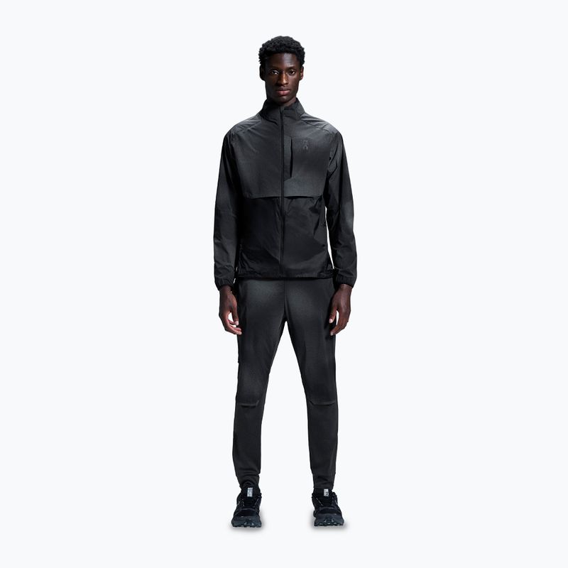 Штани для бігу чоловічі On Running Weather Pants Lumos black 2