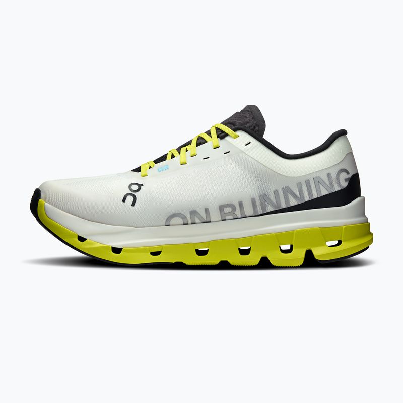 Кросівки для бігу чоловічі On Running Cloudflow 5 white/lime 2