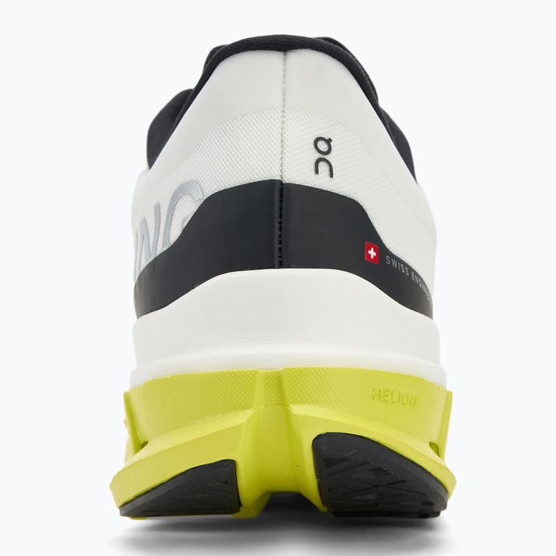 Кросівки для бігу чоловічі On Cloudflow 5 white/lime 6
