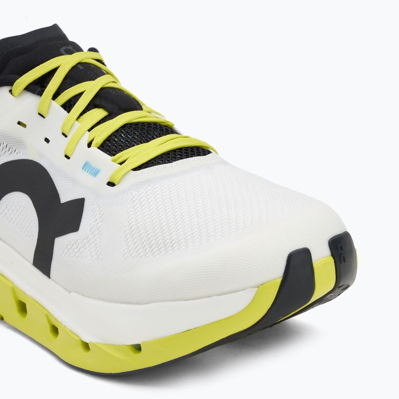 Кросівки для бігу чоловічі On Cloudflow 5 white/lime 7