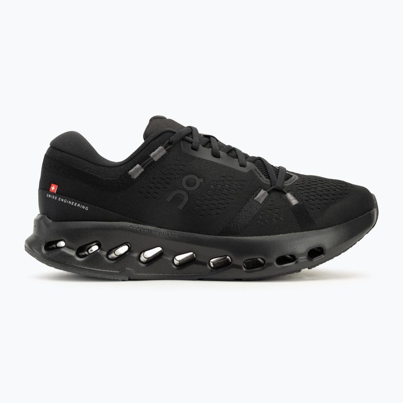 Кросівки для бігу чоловічі On Cloudsurfer 2 black/black 2