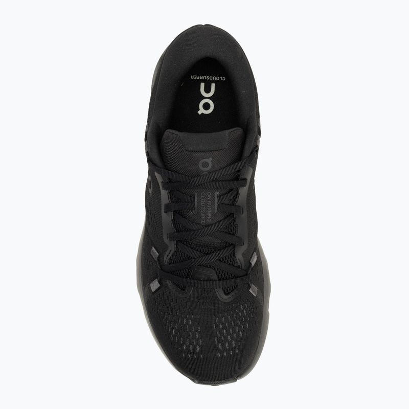 Кросівки для бігу чоловічі On Cloudsurfer 2 black/black 5