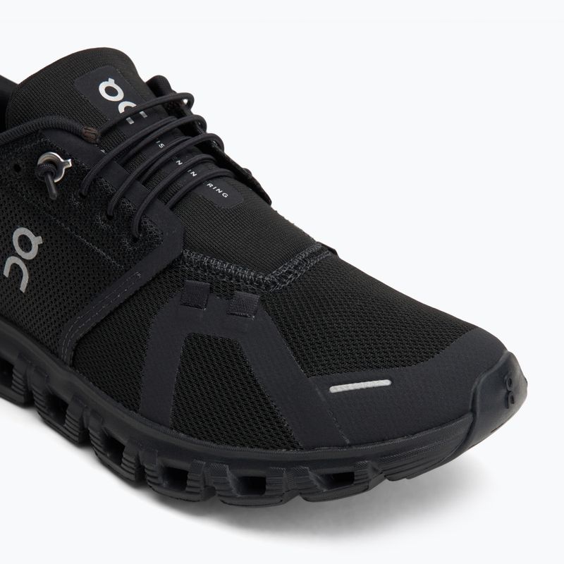 Кросівки жіночі On Running Cloud 6 black/black 7