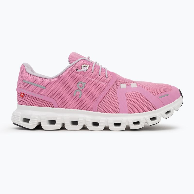 Кросівки жіночі On Cloud 6 raspberry/white 2