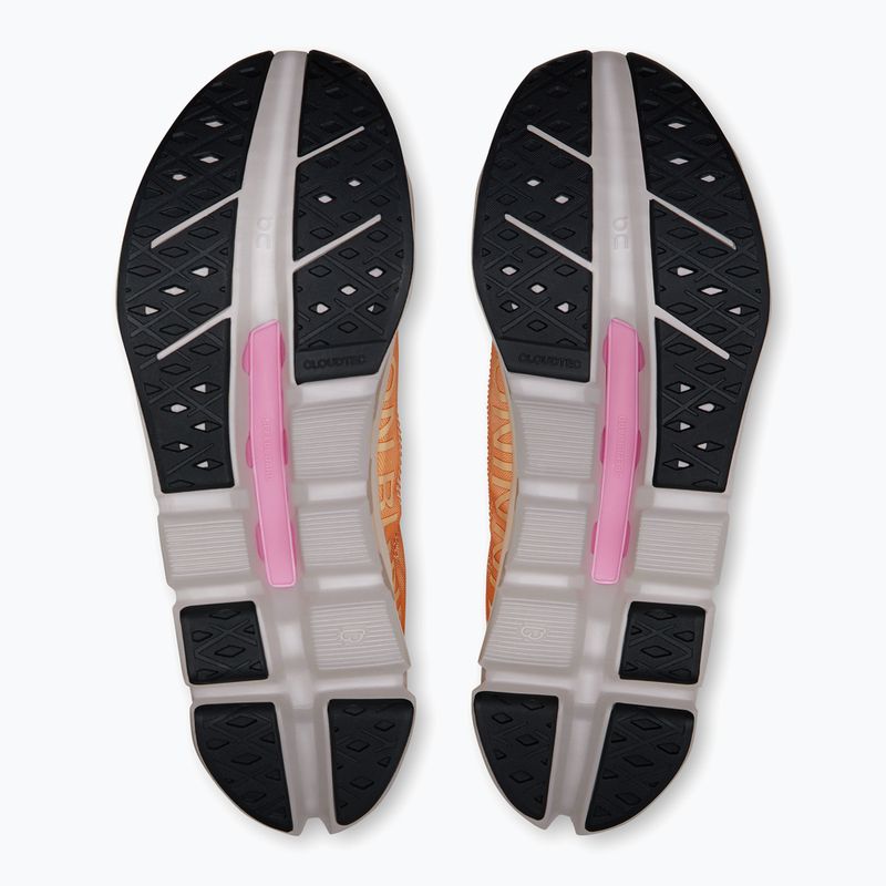 Кросівки для бігу жіночі On Cloudflow 5 tangerine/silver 10