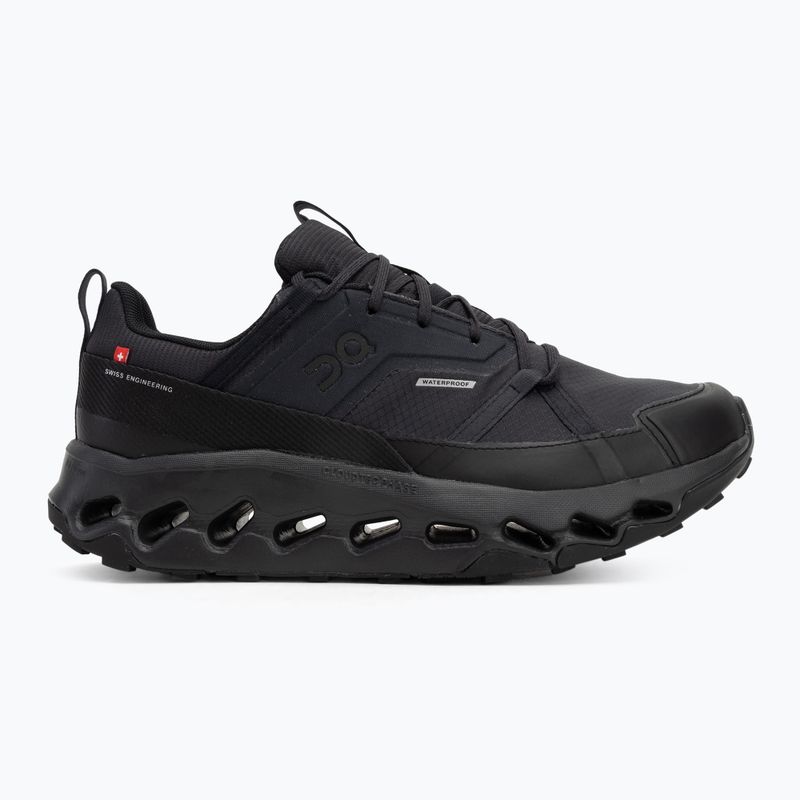 Кросівки чоловічі On Cloudhorizon Waterproof black/black 2