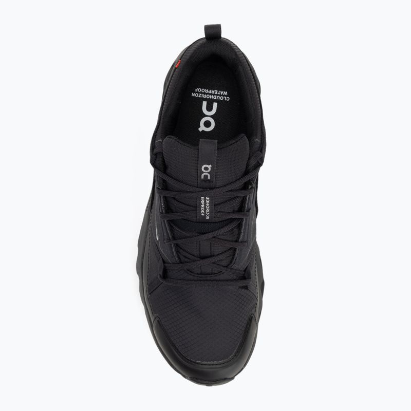Кросівки чоловічі On Cloudhorizon Waterproof black/black 5