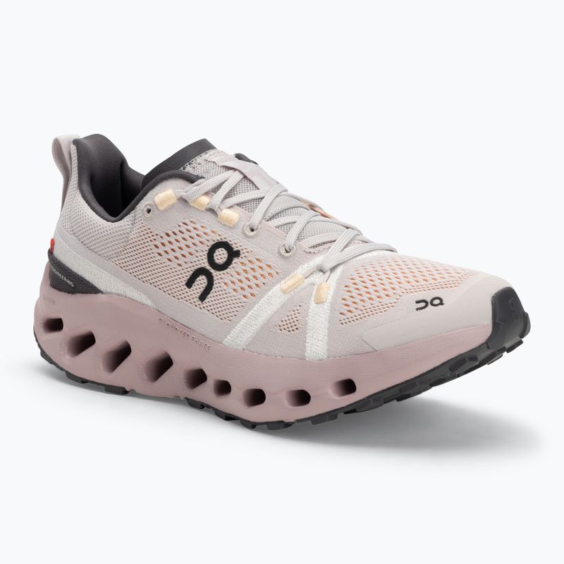 Кросівки для бігу жіночі On Running Cloudsurfer Trail silver/mauve