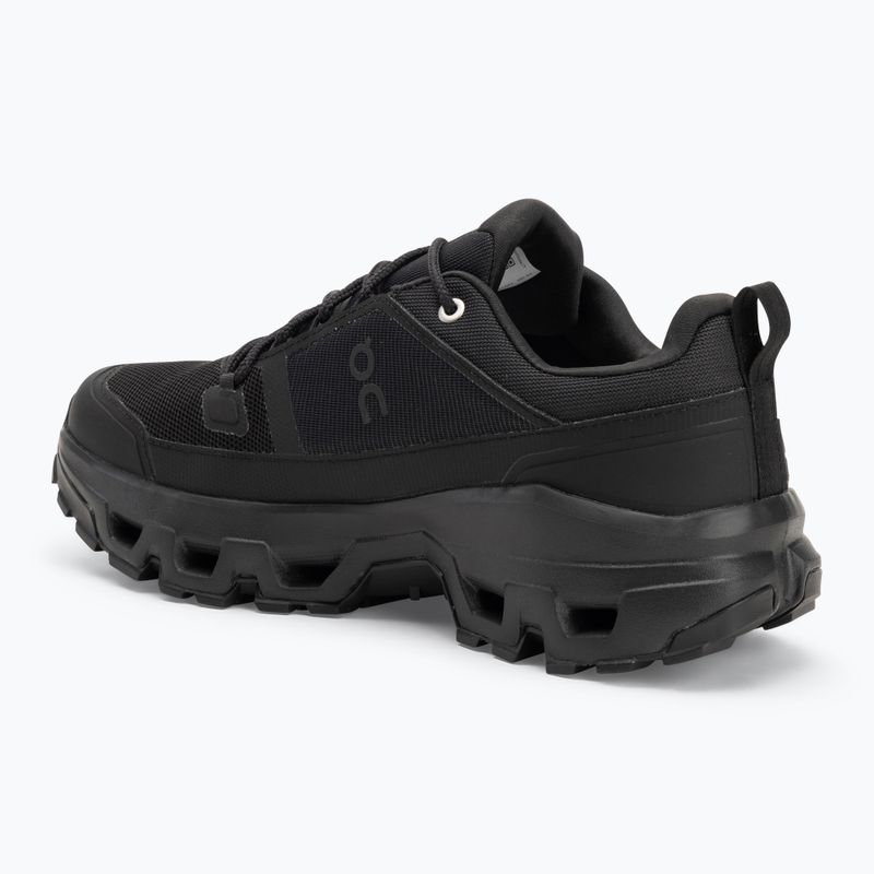 Черевики чоловічі On Running Cloudrock Low Waterproof black/black 3