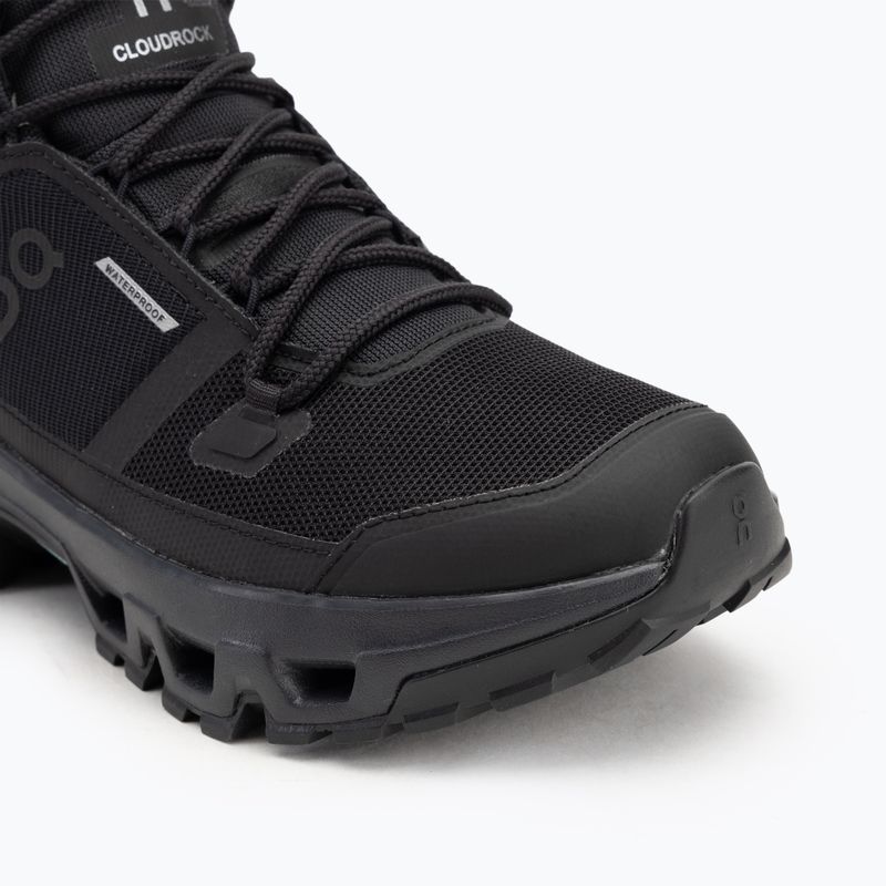 Черевики чоловічі On Cloudrock Mid Waterproof black/black 7