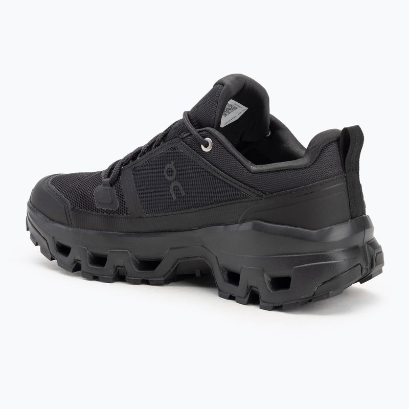 Черевики жіночі On Running Cloudrock Low Waterproof black/black 3