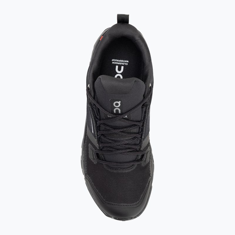 Черевики жіночі On Running Cloudrock Low Waterproof black/black 5