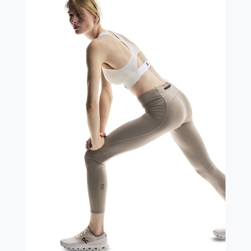 Легінси для тренувань жіночі On Running Performance Tights 7/8 cinder 5
