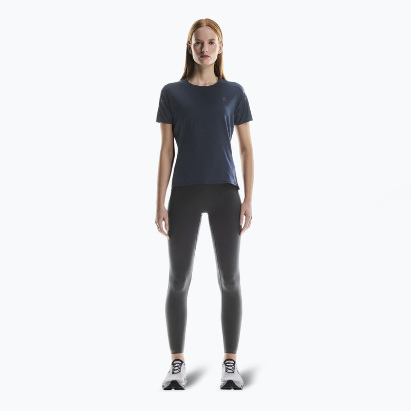 Футболка для бігу жіноча On Performance-T navy/black 2