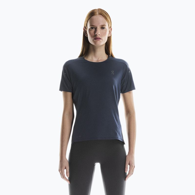 Футболка для бігу жіноча On Performance-T navy/black 4