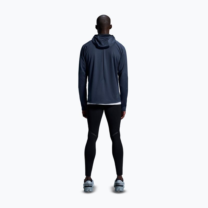 Кофта для бігу чоловіча On Running Climate Zip Hoodie midnight 3