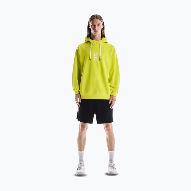 Кофта чоловіча On Running Club Hoodie lime 2