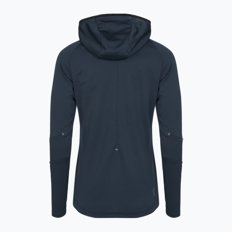 Кофта для бігу жіноча On Climate Zip Hoodie navy 3