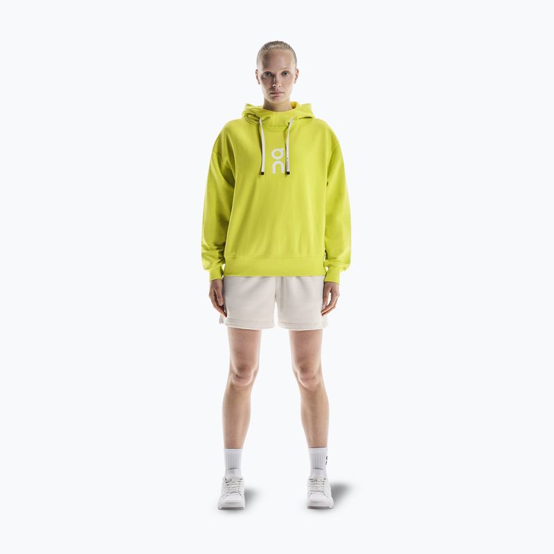 Кофта жіноча On Running Club Hoodie lime 2