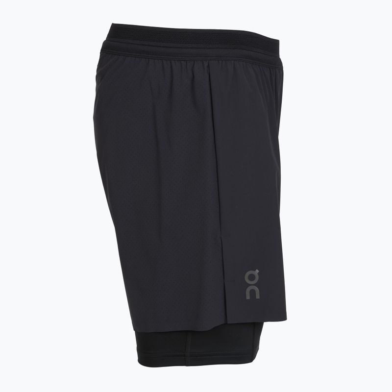 Шорти для бігу чоловічі On 5" Performance 2/1 black 3