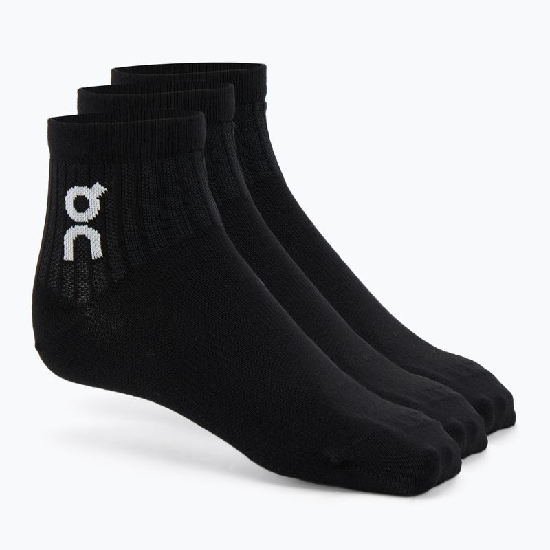 Шкарпетки On Running Logo Sock Mid 3 пари black