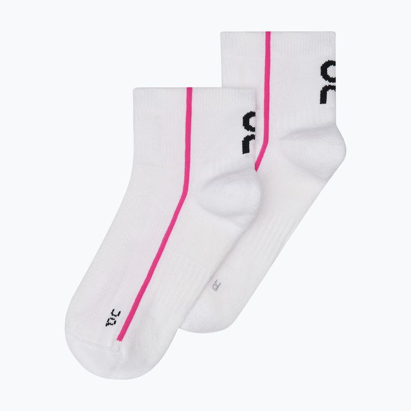 Шкарпетки On Running Court Mid white/pink