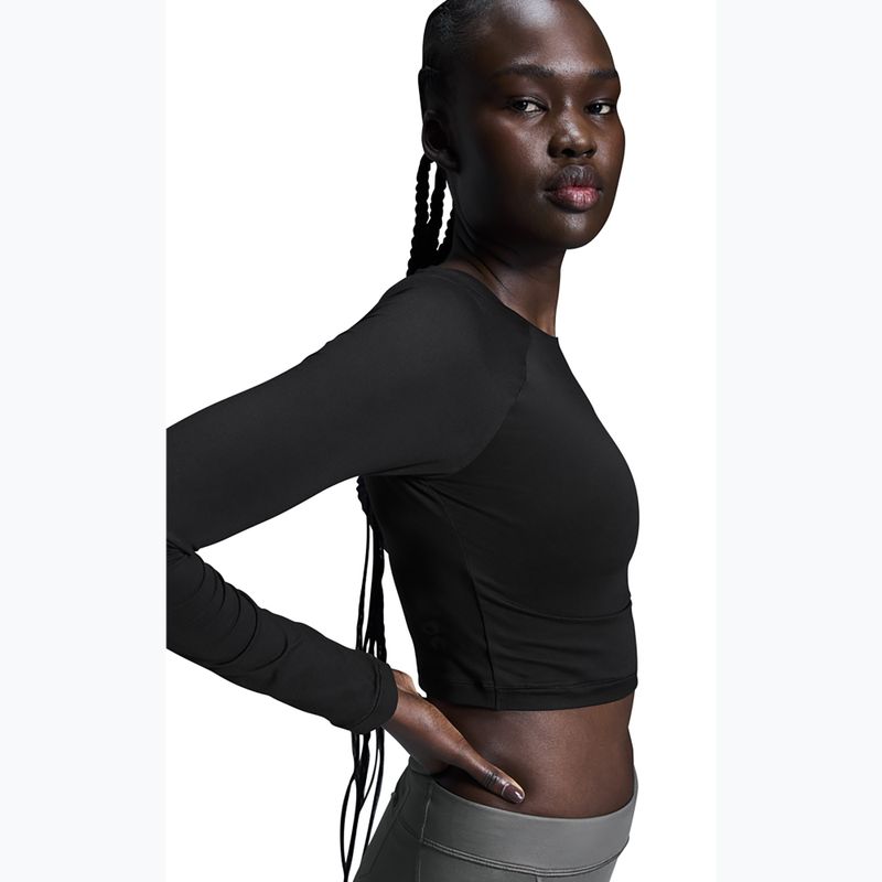 Лонгслів для тренувань жіночий On Running Studio Long-T Crop black 5