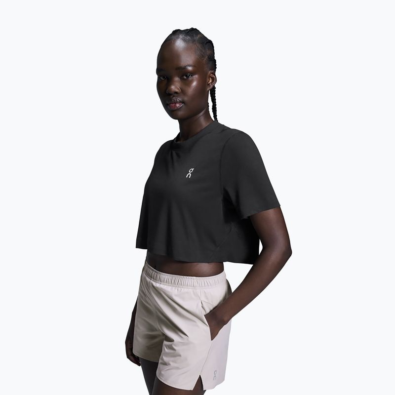 Футболка для тренувань жіноча On Train-T Crop black 4