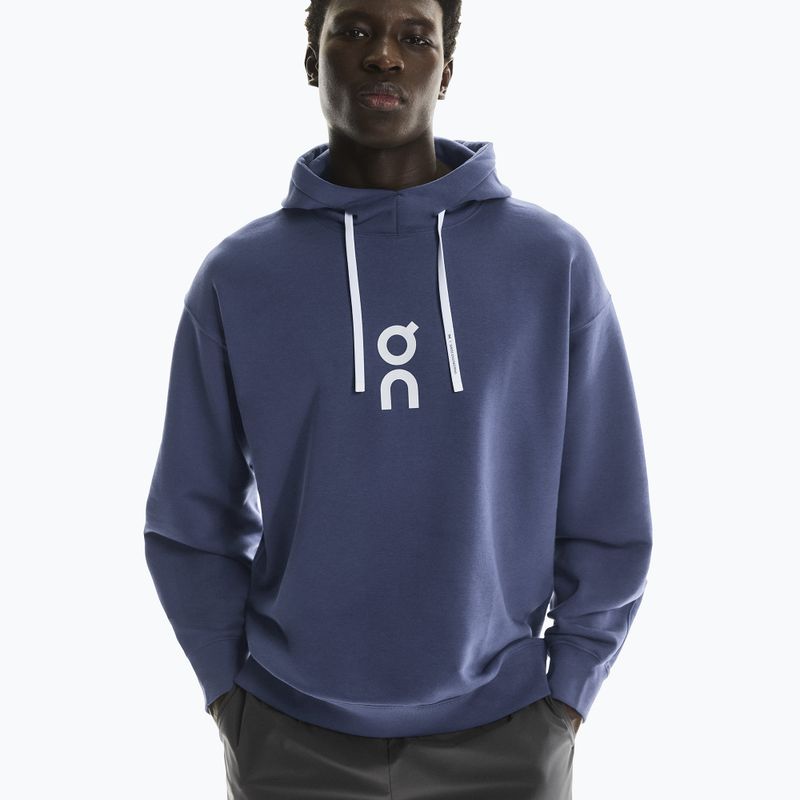 Кофта чоловіча On Club Hoodie acai 4
