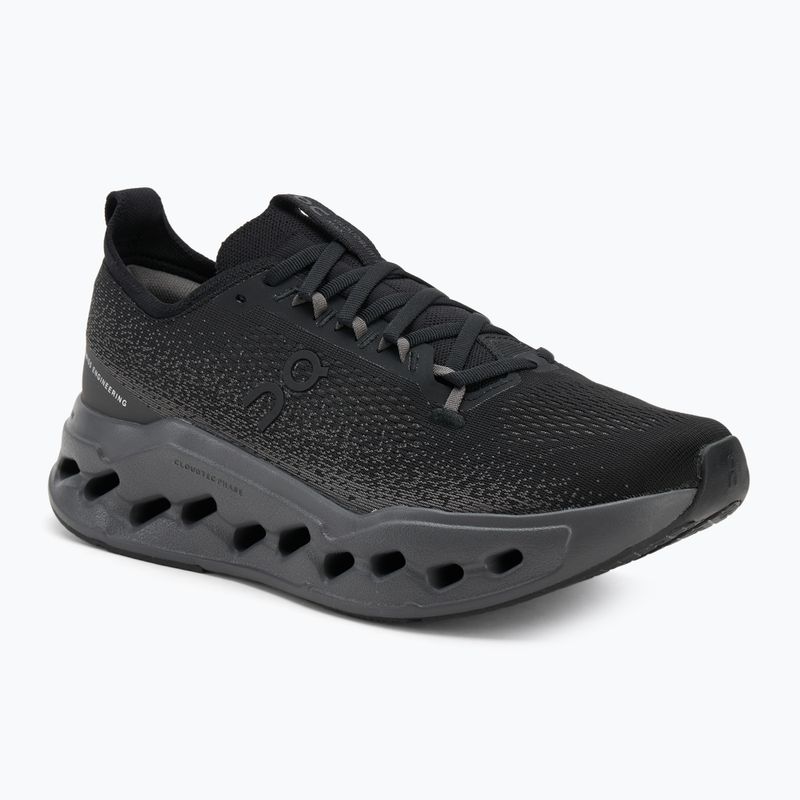 Кросівки для бігу чоловічі On Cloudsurfer  Max Wide black/eclipse