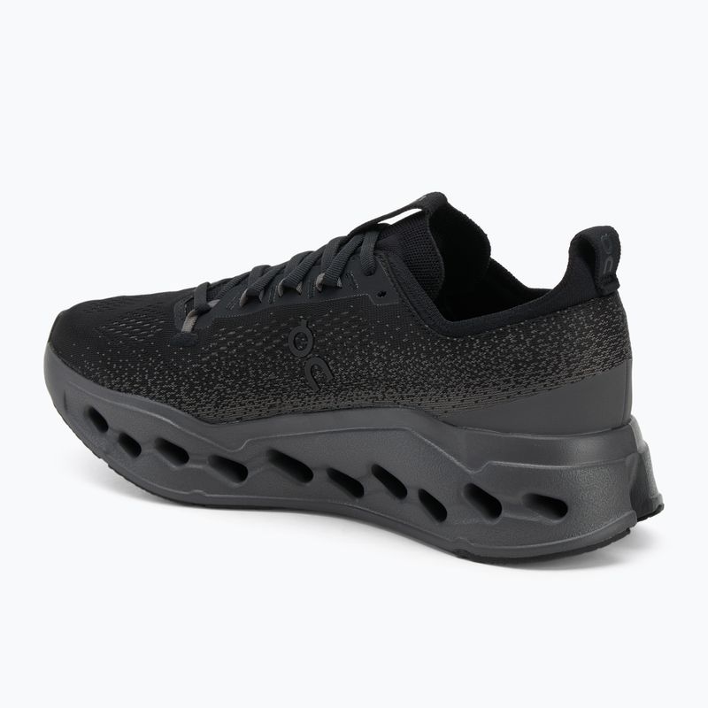 Кросівки для бігу чоловічі On Cloudsurfer  Max Wide black/eclipse 3