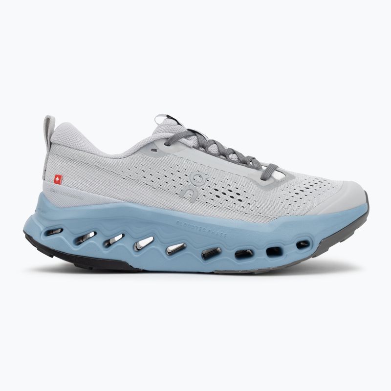 Кросівки для бігу жіночі On Cloudsurfer Trail 2 glacier/dust 2