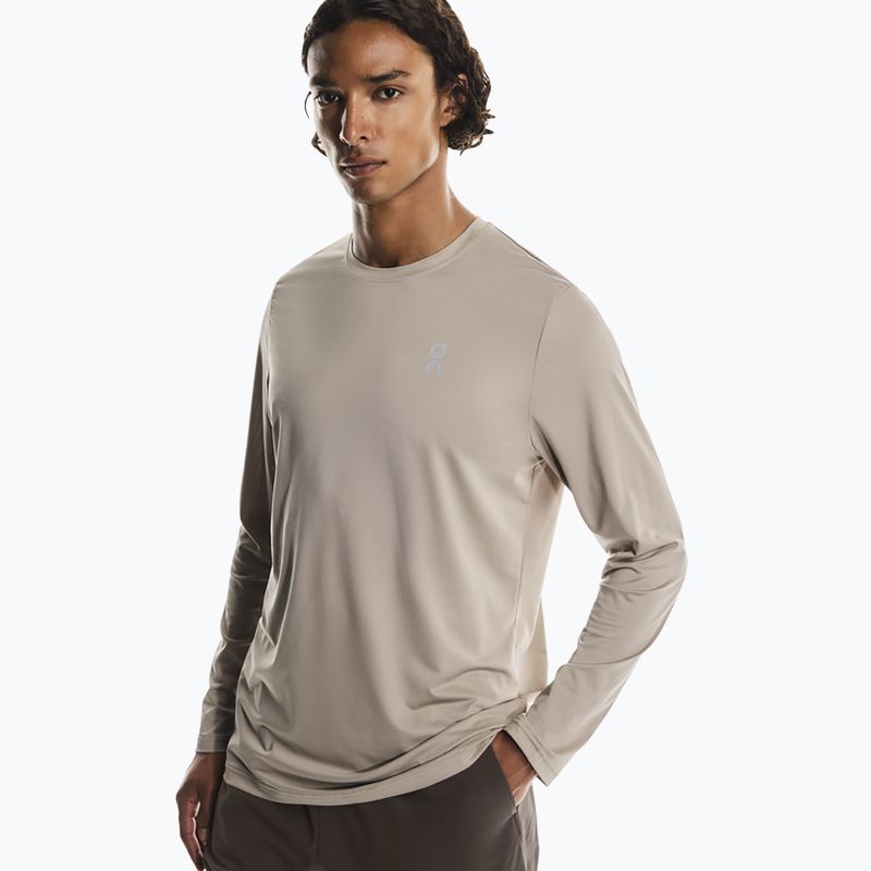 Лонгслів для бігу чоловічий On Core Long-T undyed-white 5
