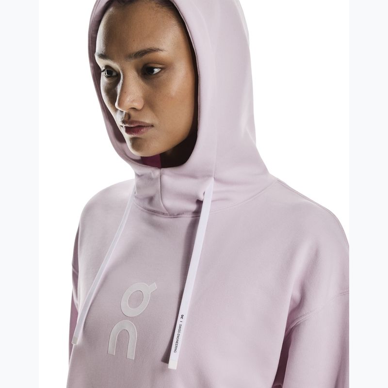 Кофта жіноча On Running Club Hoodie orchid 4