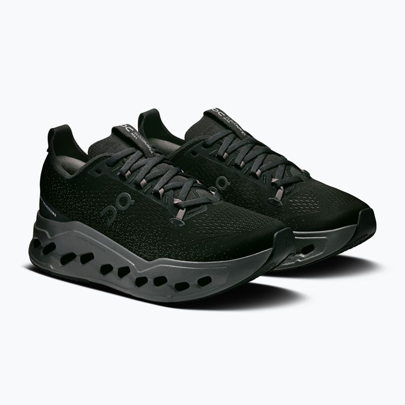 Кросівки для бігу жіночі On Cloudsurfer  Max Wide black/eclipse 3