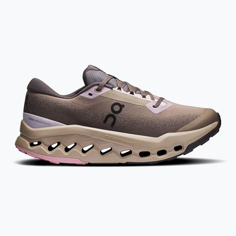 Кросівки для бігу жіночі On Cloudsurfer Trail 2 Waterproof cinder/desert 8