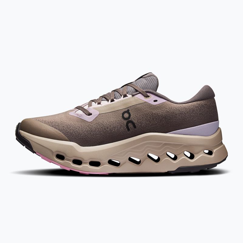 Кросівки для бігу жіночі On Cloudsurfer Trail 2 Waterproof cinder/desert 9