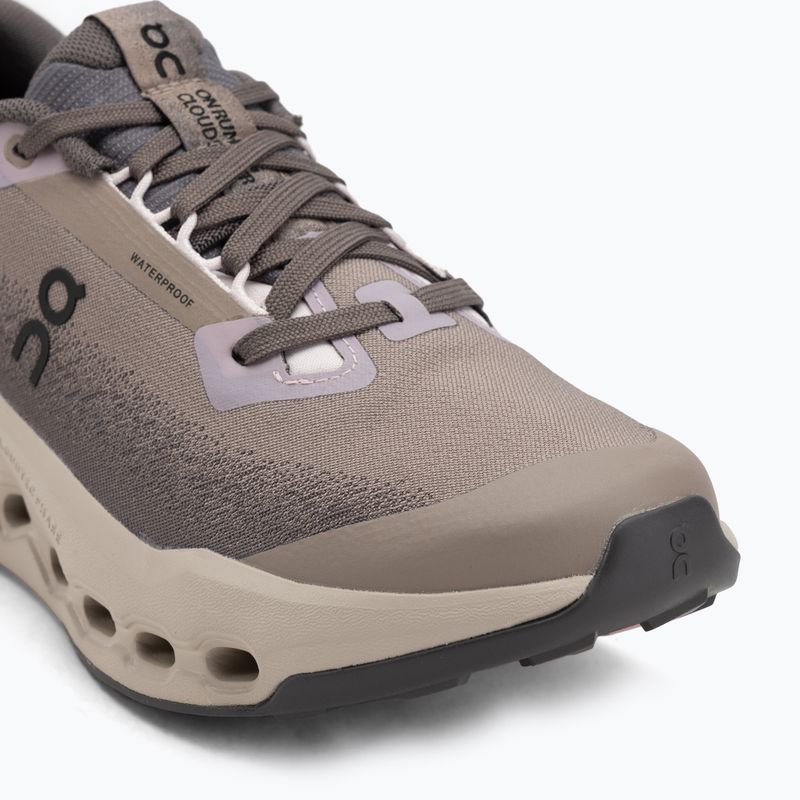 Кросівки для бігу жіночі On Cloudsurfer Trail 2 Waterproof cinder/desert 7