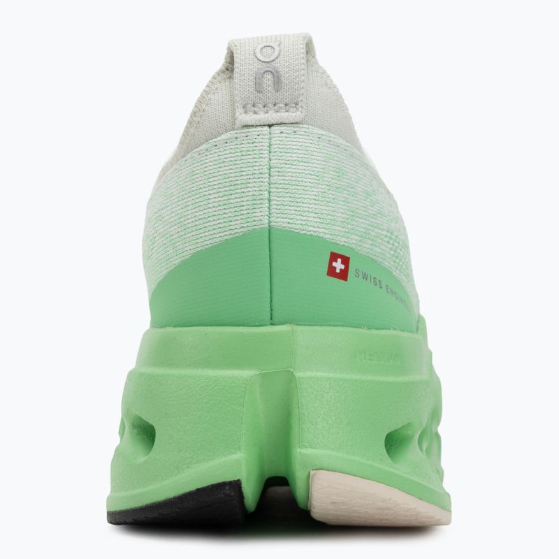 Кросівки для бігу жіночі On Cloudsurfer Max mineral/honeydew 6