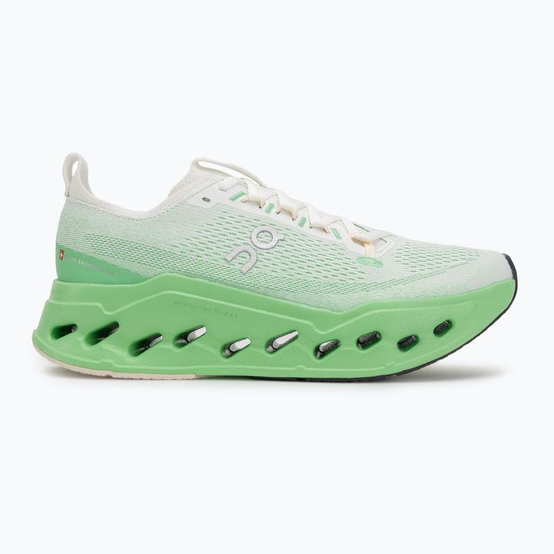 Кросівки для бігу чоловічі On Cloudsurfer Max ivory/honeydew 2