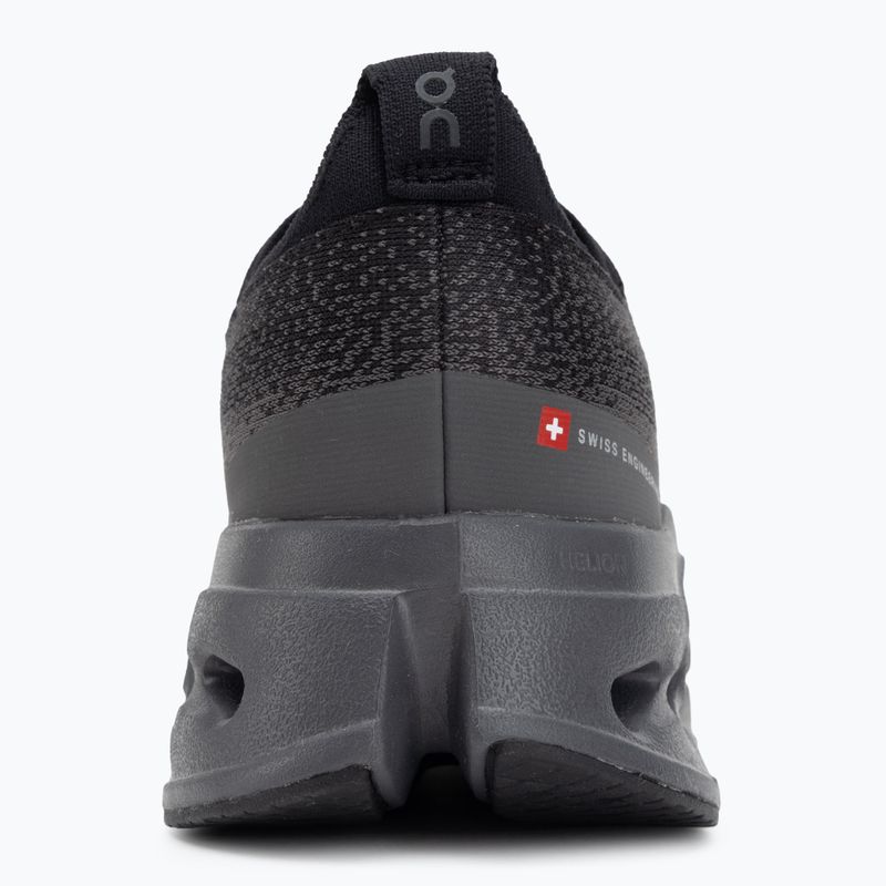 Кросівки для бігу чоловічі On Cloudsurfer Max black/eclipse 6